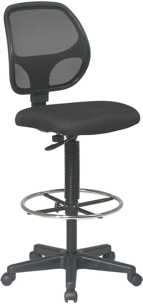 Office Star Deluxe Mesh Back Drafting Chair